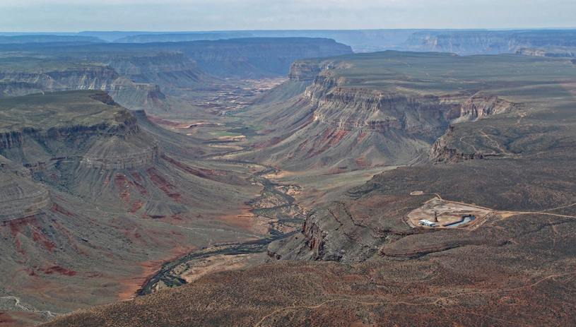 Kanab North uranium mine, north rim of the Grand Canyon. BRUCE GORDON, ECOFLIGHT