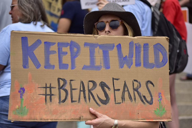 Keep it Wild sign. Photo by Tim Peterson.