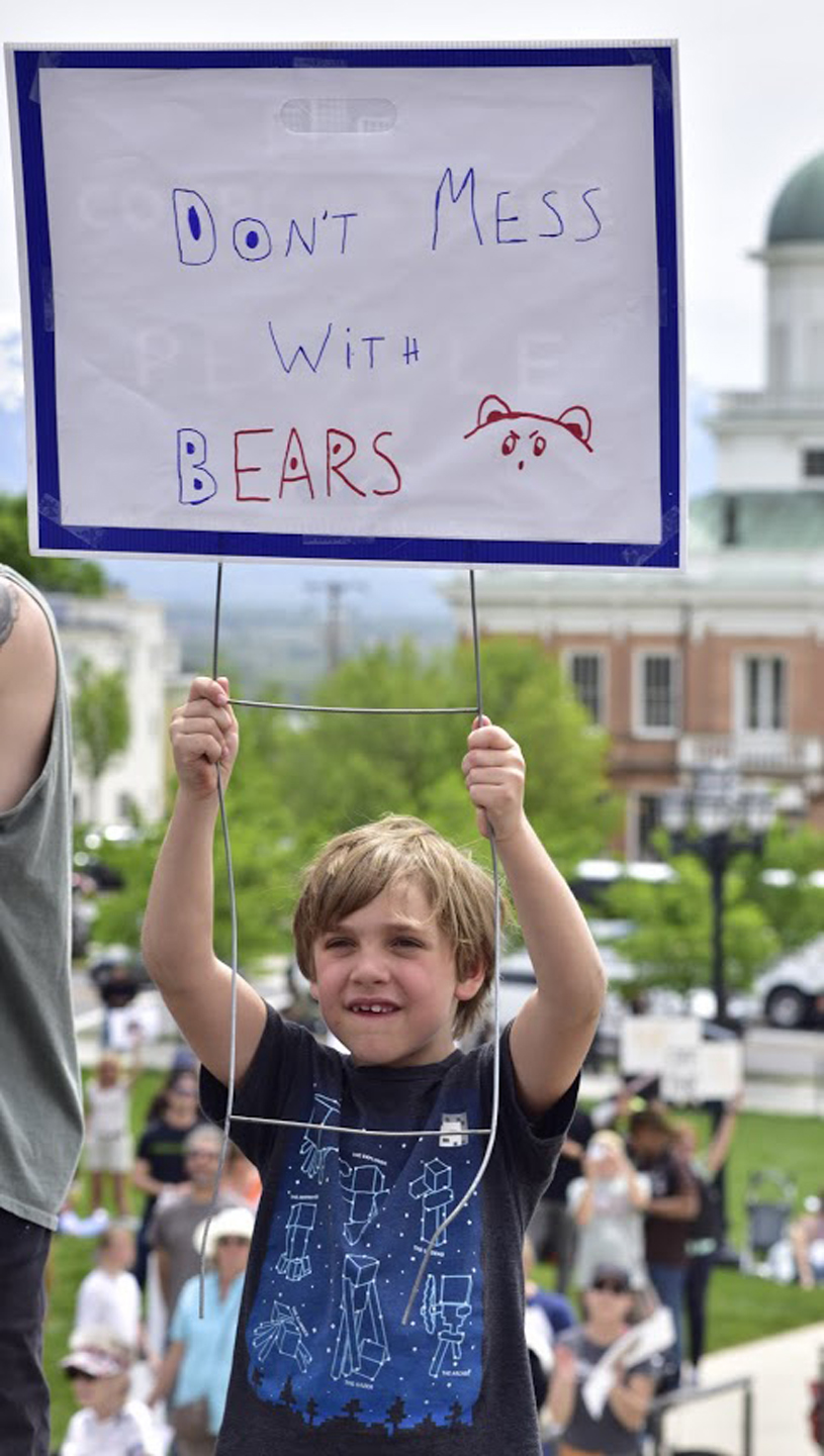 Don't Mess with Bears Ears Sign. Photo by Tim Peterson.