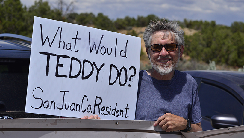 What Would Teddy Do? Photo by Tim Peterson