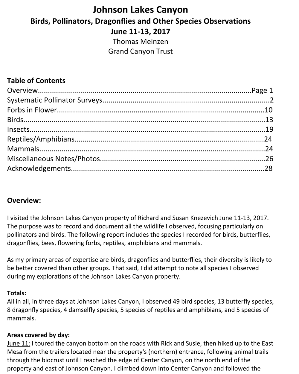 Page 1 of the report, click to download.