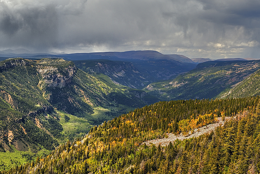 Whiterocks Inventoried Roadless Area, Ashley National Forest, Utah.