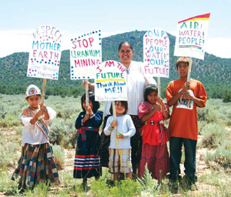 Kids Protest Red Butte July 2009