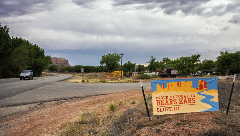 The community of Bluff, Utah welcomes visitors to Bears Ears National Monument. TIM PETERSON