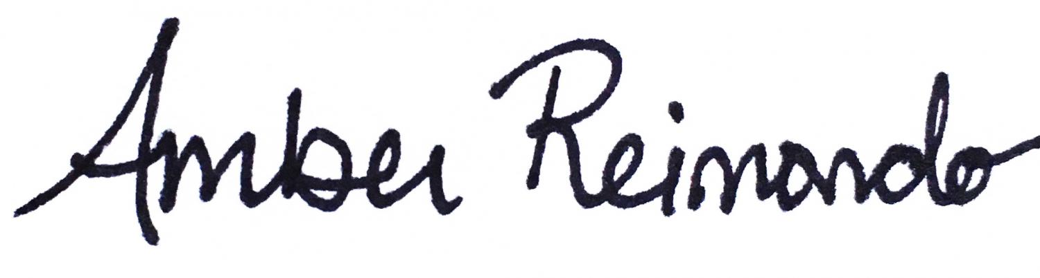 Amber Reimondo signature