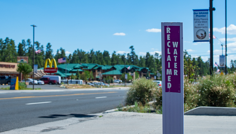 Tusayan reclaimed water sign