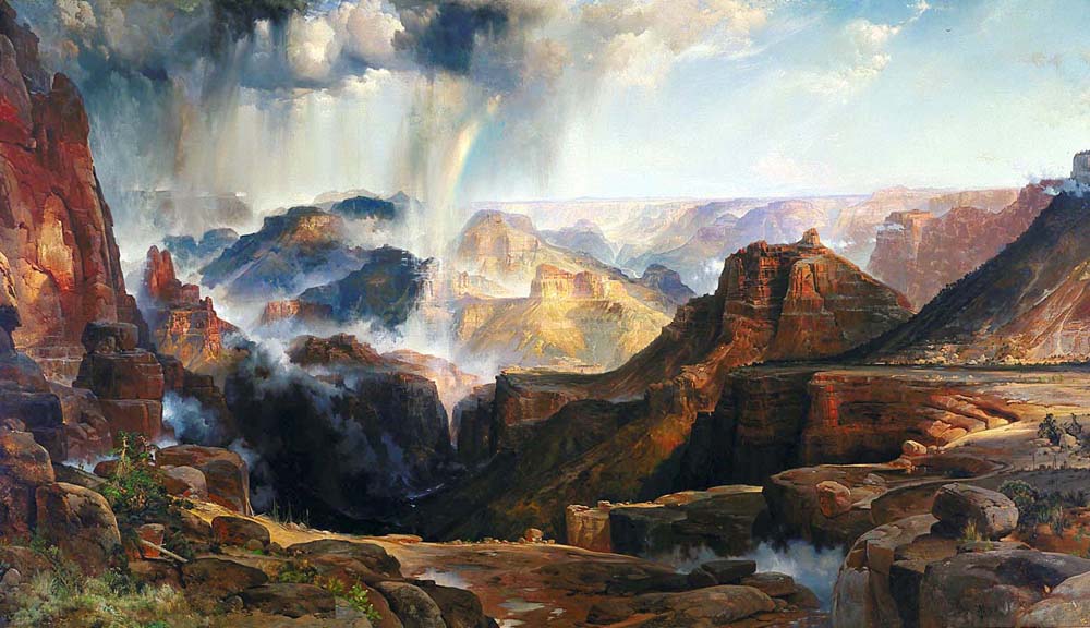 The Chasm of the Colorado by Thomas Moran, 1873-1874 CREDIT Smithsonian American Art Museum
