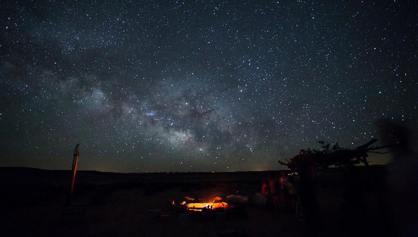 The night sky over Shash Dine.