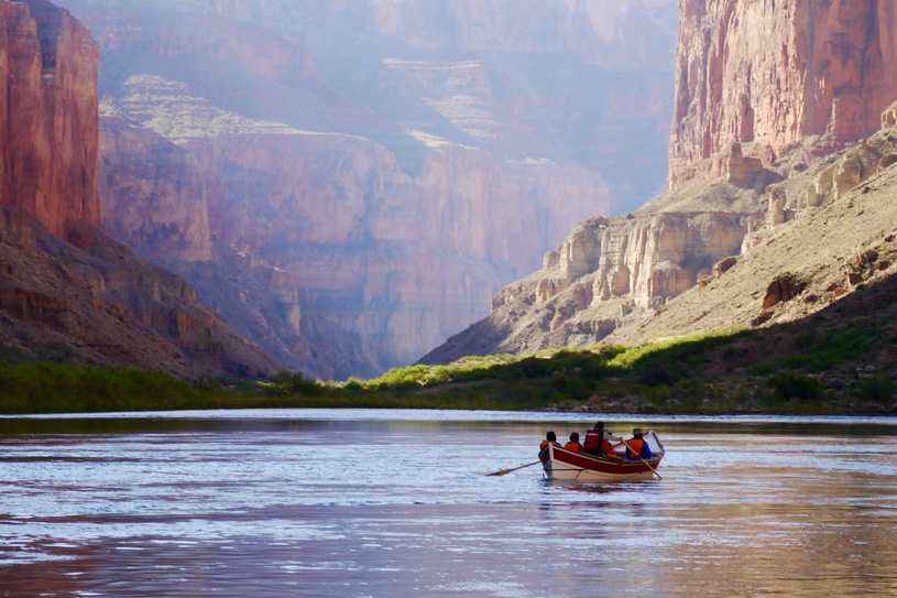 A dory in Marble Canyon