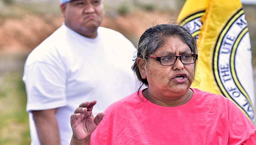 Yolanda Badback of the White Mesa Concerned Citizens