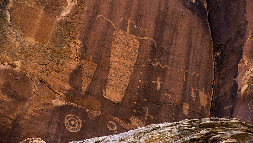 Rock art in Bears Ears