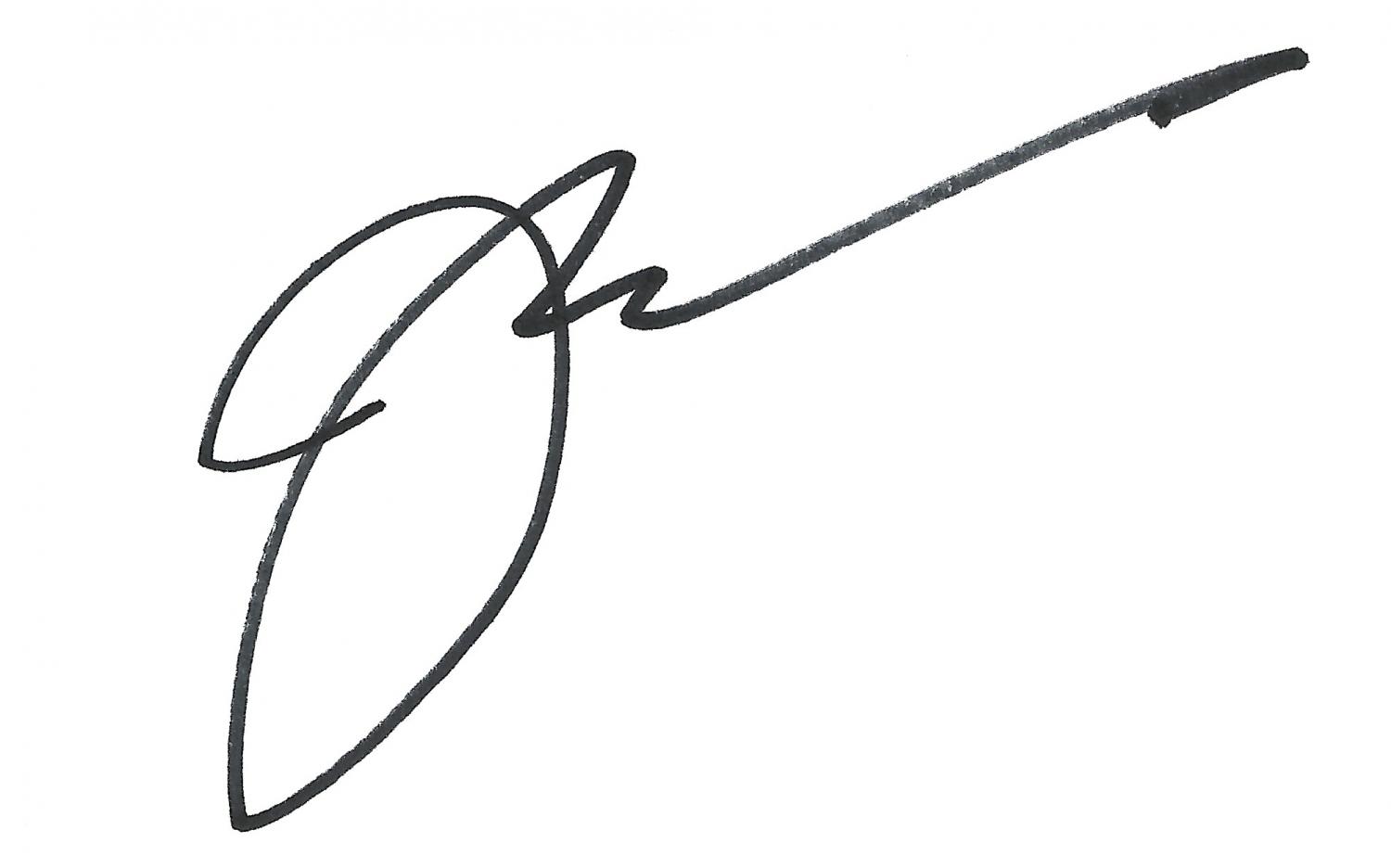 Jim Enote's signature