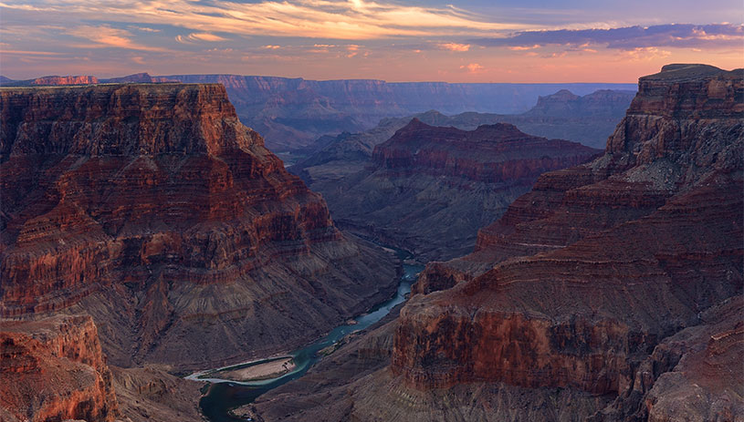 The confluence of the Little Colorado and Colorado rivers