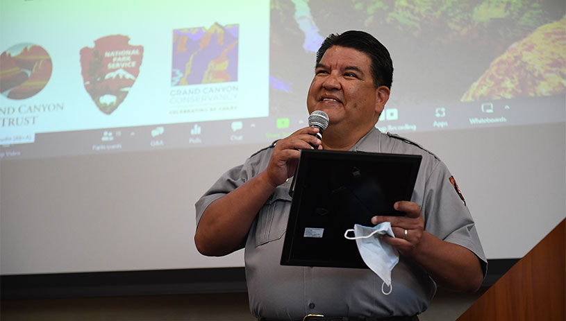 NPS director, Chuck Sams, speaks at Emergence