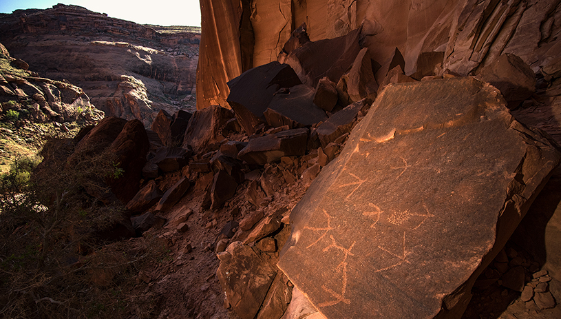 Glyphs at Bears Ears National Monument