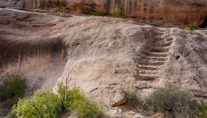 Ancient steps in Bears Ears