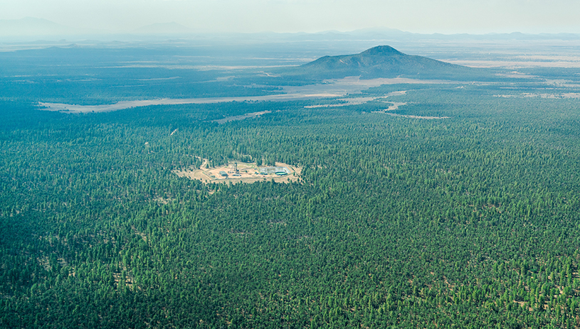 Red Butte with Canyon Mine in the foreground. ECOFLIGHT july 2022