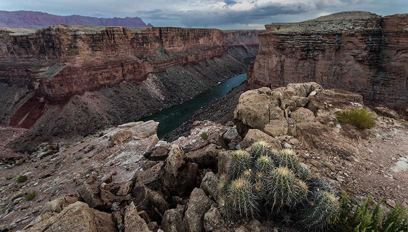 The view of the Colorado River from the east parcel of the proposed Baaj Nwaavjo I'tah Kukveni Grand Canyon National Monument