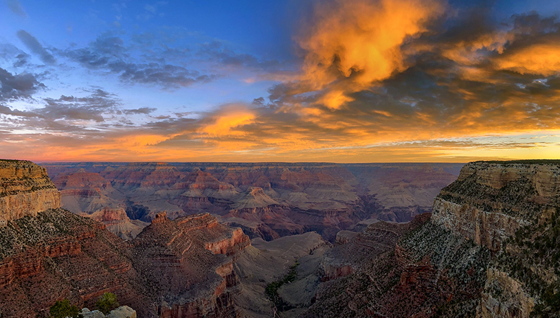 The Grand Canyon before sunrise. MICHAEL QUINN, NATIONAL PARK SERVICE