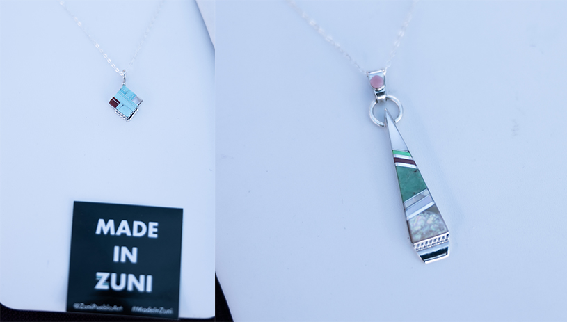 Pamela Lasiloo sterling silver channel inlay. Photo by Raymond Chee