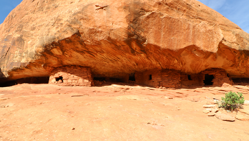 Dwellings at House of Fire. Photo by Marc Coles-Ritchie