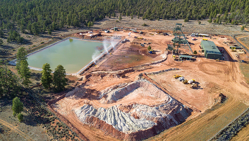 Aerial view of Canyon Mine. Blake McCord