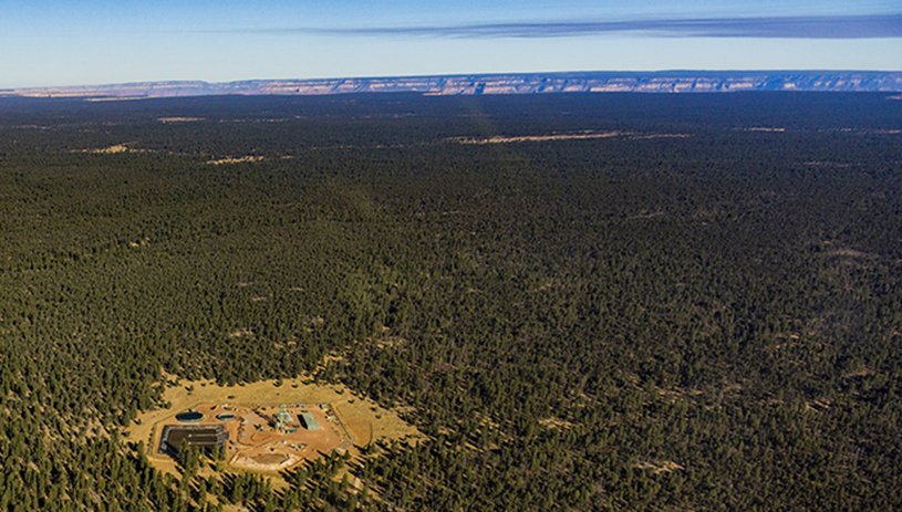 Canyon uranium mine. Photo by EcoFlight