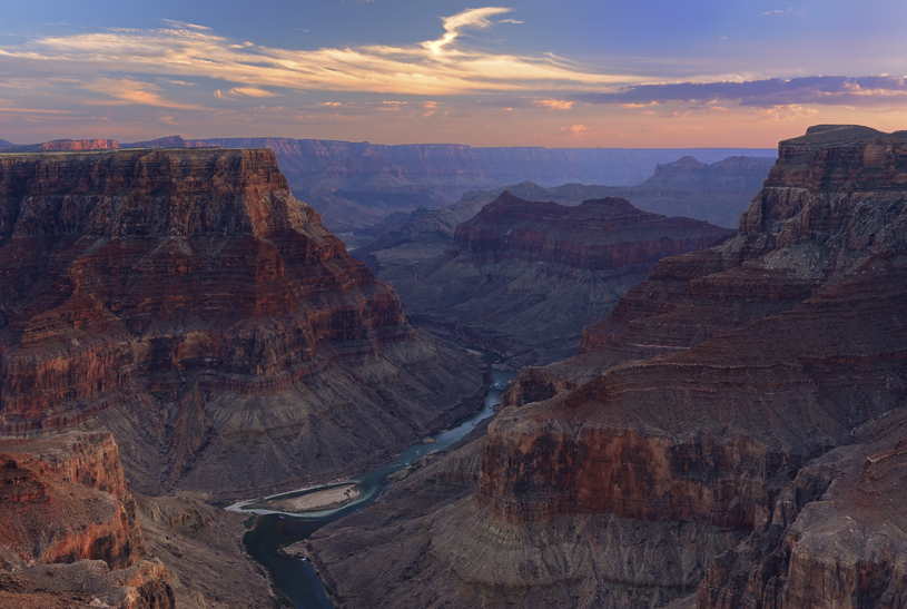 The Confluence at sunrise. Photo by Rick Goldwasser.