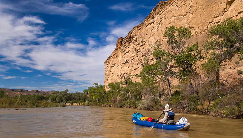 The White River, near Enefit's proposed South Project oil shale development. RANDY LANGSTRATT