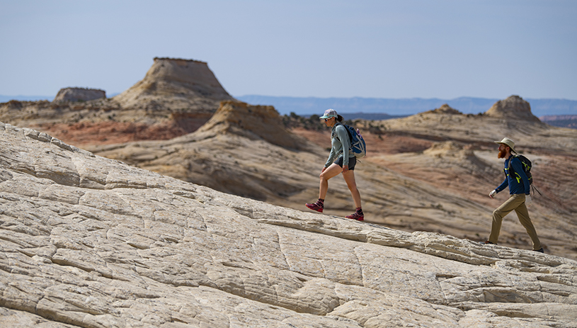 Hiking in GSENM 