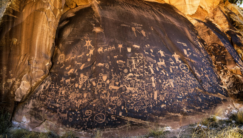 Newspaper Rock, Bears Ears National Monument. Photo by Tim Peterson