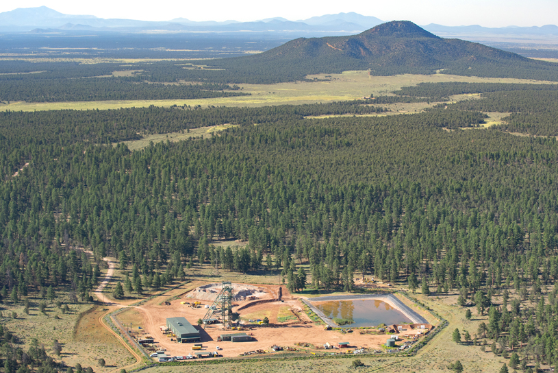 Canyon Mine with Red Butte in the background. Photo by Blake McCord, flown by EcoFlight