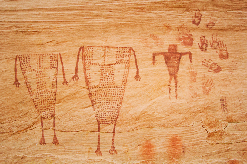 Western Cedar Mesa Pictographs, photo by Jonathan Bailey