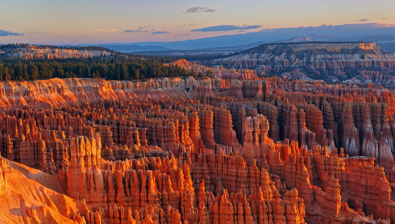 Hoodoos and spires of Bryce Canyon National Park