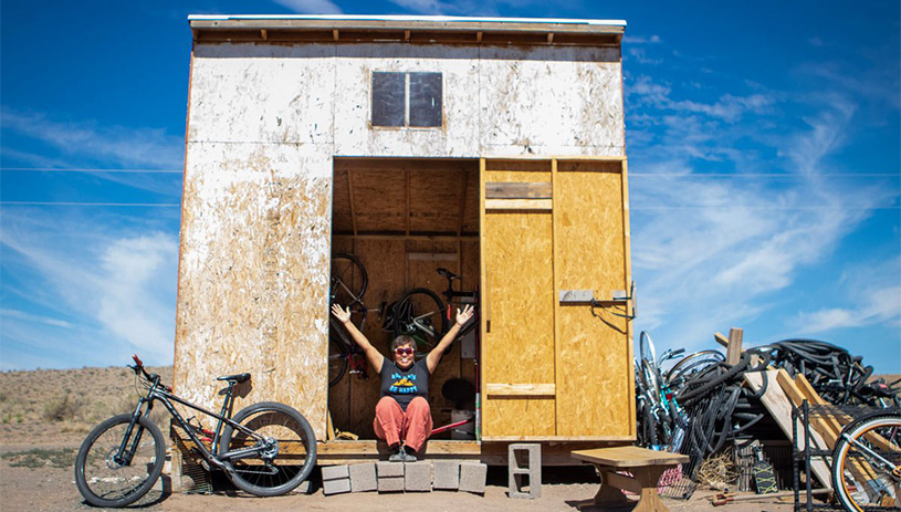 Audical Cycles is based out of a shed on Jackson's family's land