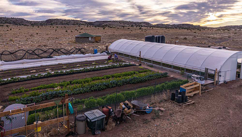 The one-acre Coffee Pot Farms