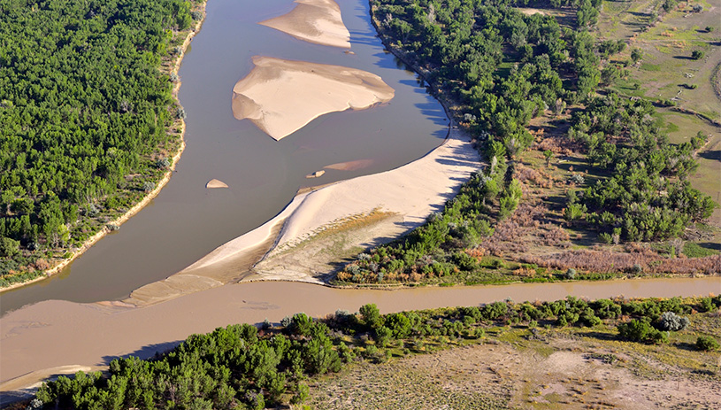 Confluence of the White and Green rivers.