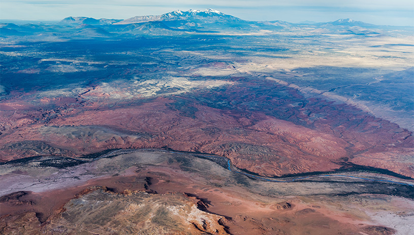 The Little Colorado River flows through the Navajo Nation.