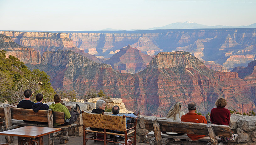 North Rim view from lodge