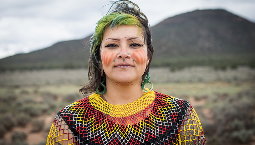 Ophelia Watahomigie-Corliss at Red Butte