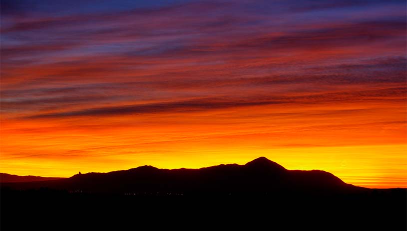 Sleeping Ute Mountain. Tim Peterson.