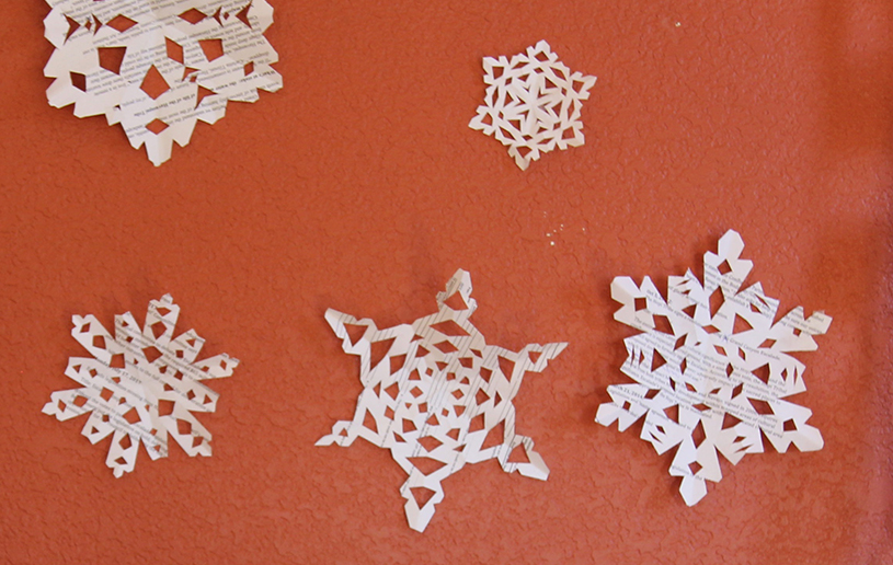 Paper snowflakes