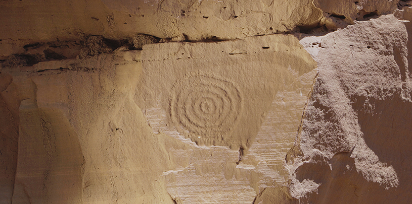 Jim Enote traces meaning of spiral petroglyph