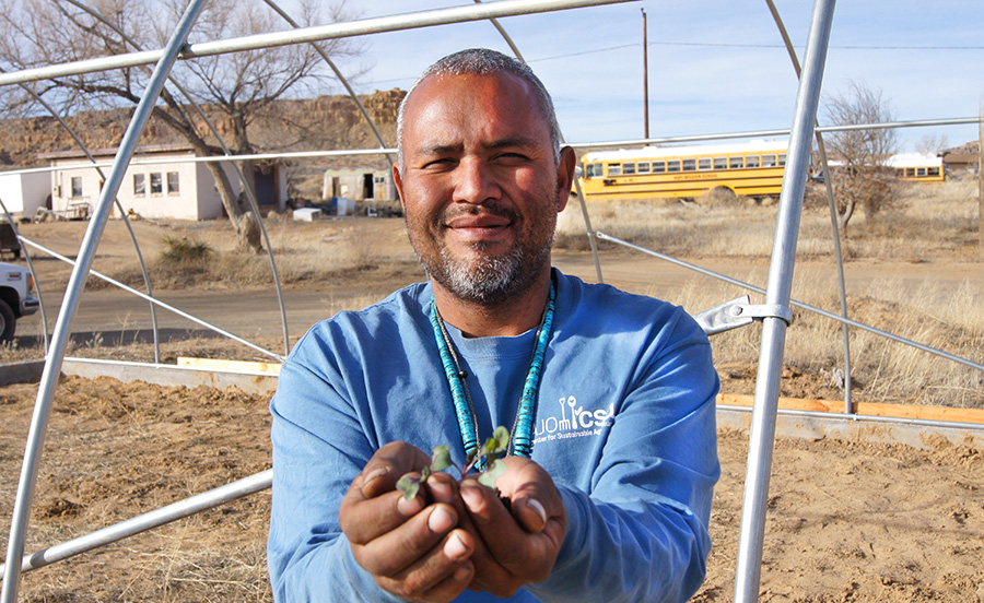 Tyrone Thompson at Chi'shie Farms