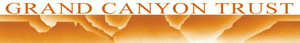 The old Grand Canyon Trust logo, inspired by Clarence Dutton’s classic canyon sketches.