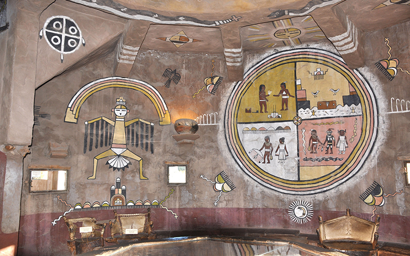 Murals in Desert View Watchtower