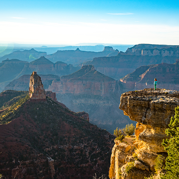 Grand Canyon vista, North Rim