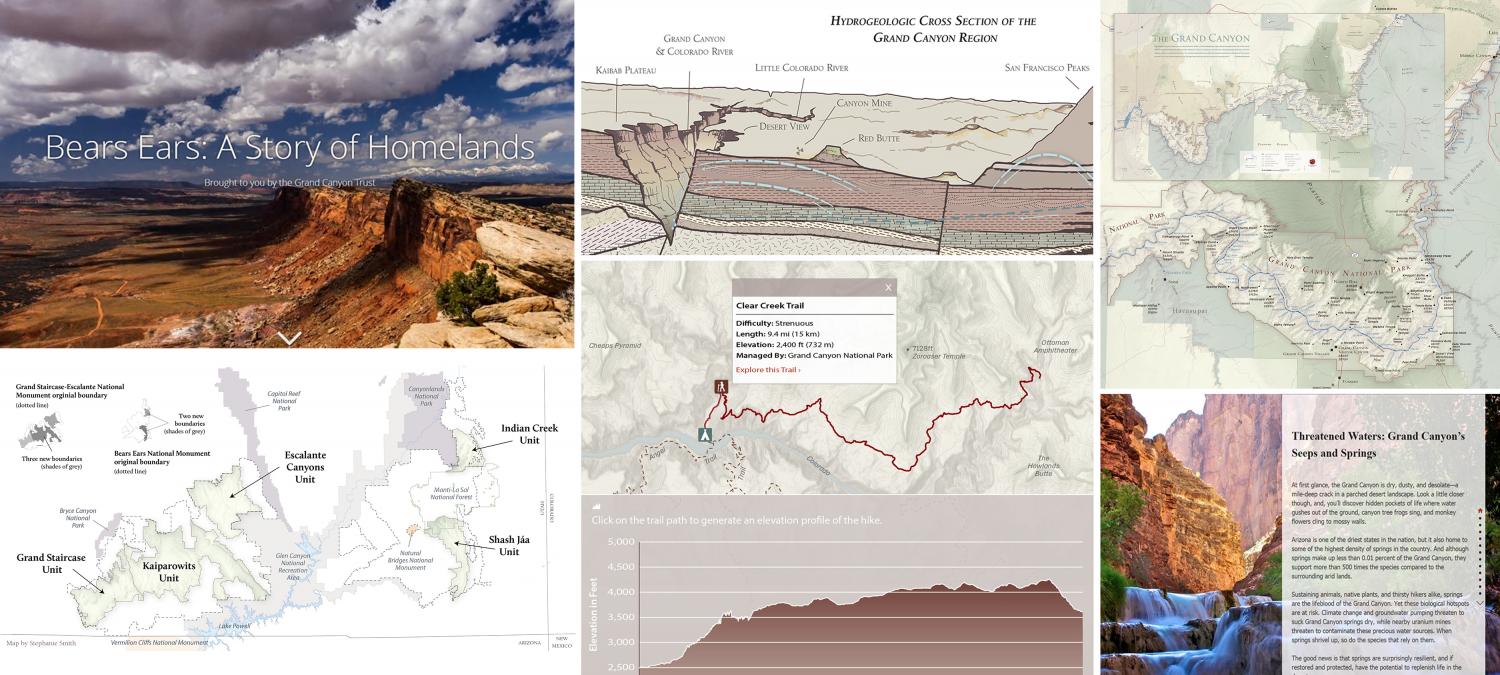 A sampling of our 2017 maps