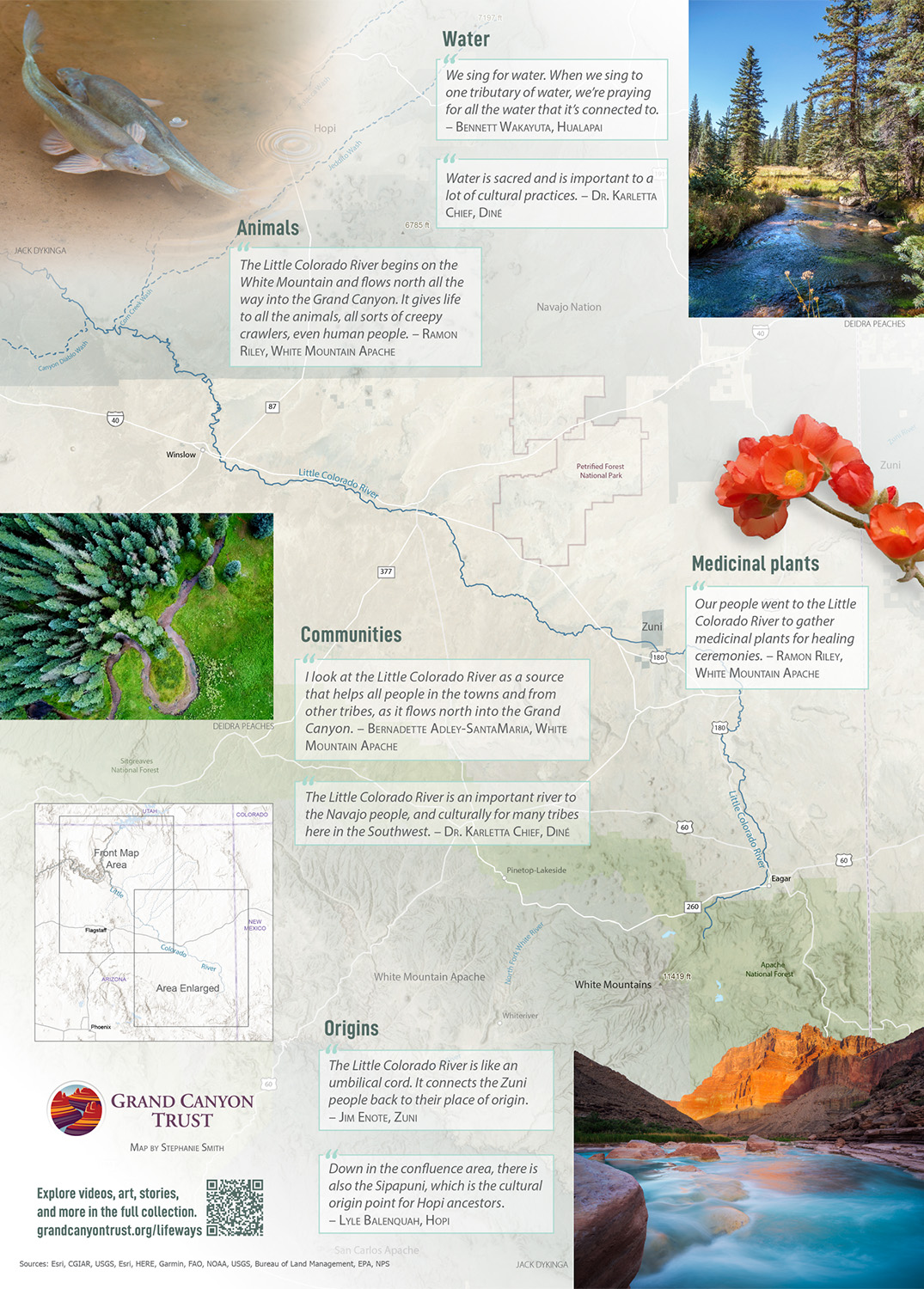 Lifeways of the Little Colorado River map page 2