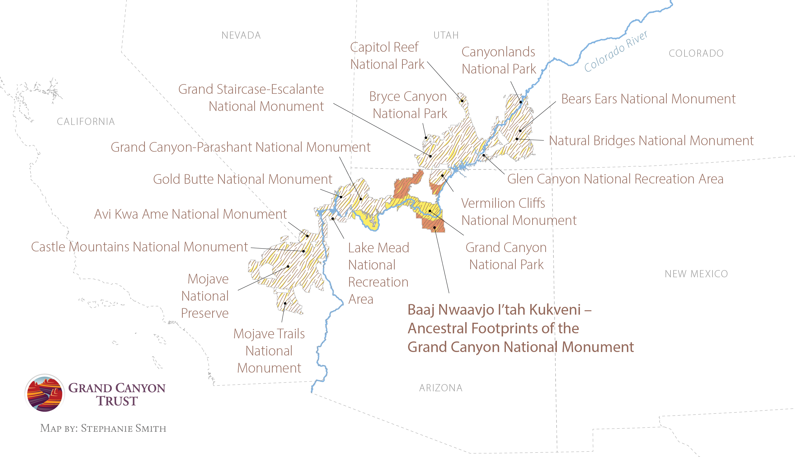 Protected lands map